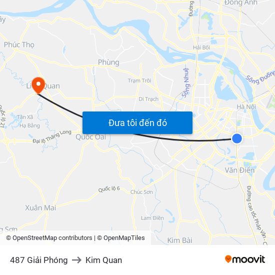 487 Giải Phóng to Kim Quan map