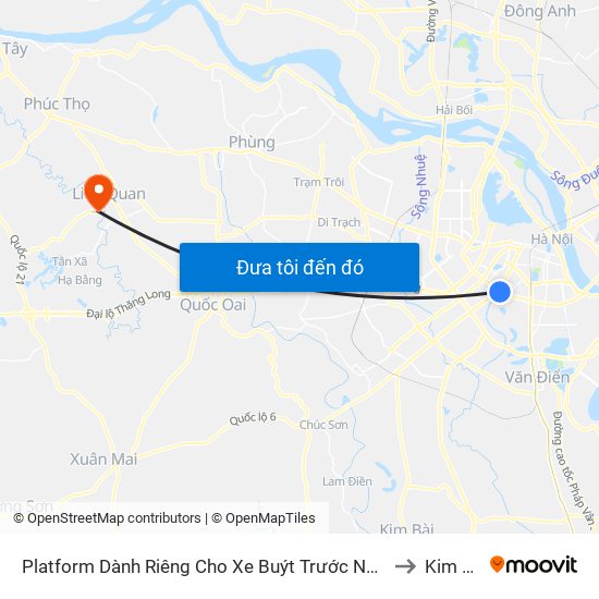 Platform Dành Riêng Cho Xe Buýt Trước Nhà 604 Trường Chinh to Kim Quan map