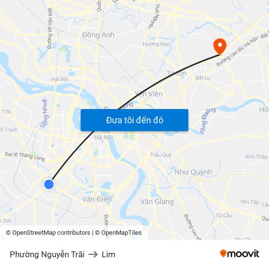 Phường Nguyễn Trãi to Lim map