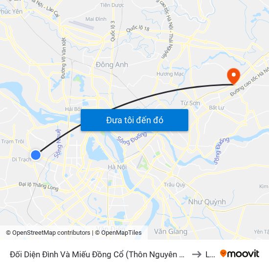 Đối Diện Đình Và Miếu Đồng Cổ (Thôn Nguyên Xá) - Đường 32 to Lim map