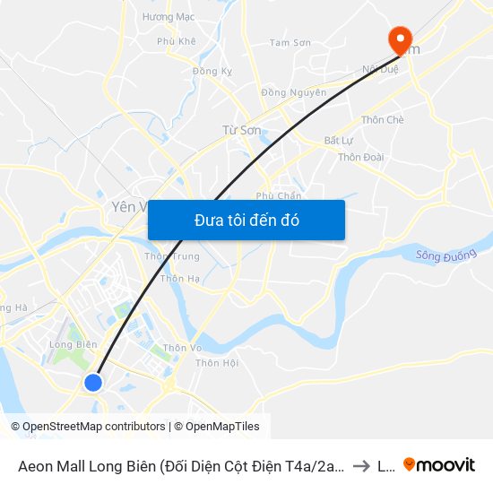Aeon Mall Long Biên (Đối Diện Cột Điện T4a/2a-B Đường Cổ Linh) to Lim map