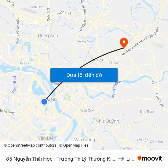 85 Nguyễn Thái Học - Trường Th Lý Thường Kiệt to Lim map