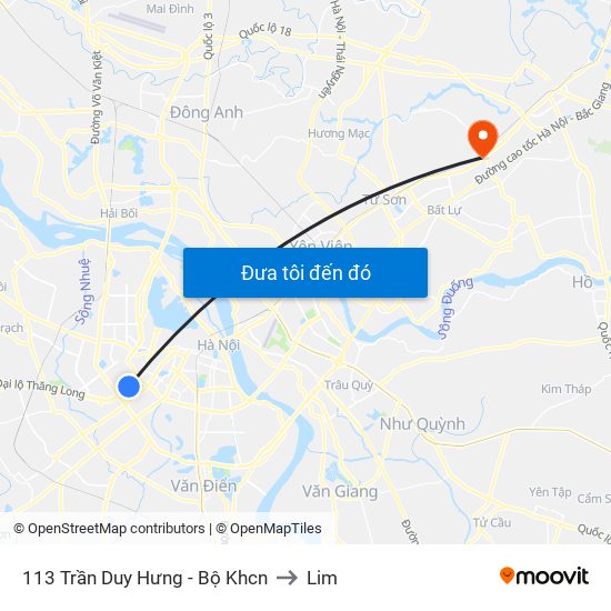 113 Trần Duy Hưng - Bộ Khcn to Lim map