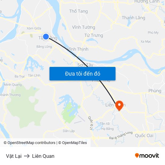 Vật Lại to Liên Quan map