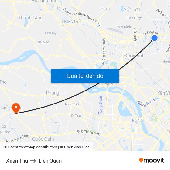 Xuân Thu to Liên Quan map