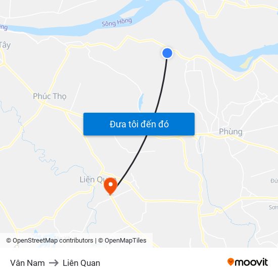 Vân Nam to Liên Quan map