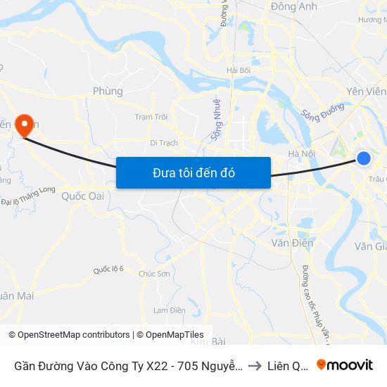 Gần Đường Vào Công Ty X22 - 705 Nguyễn Văn Linh to Liên Quan map