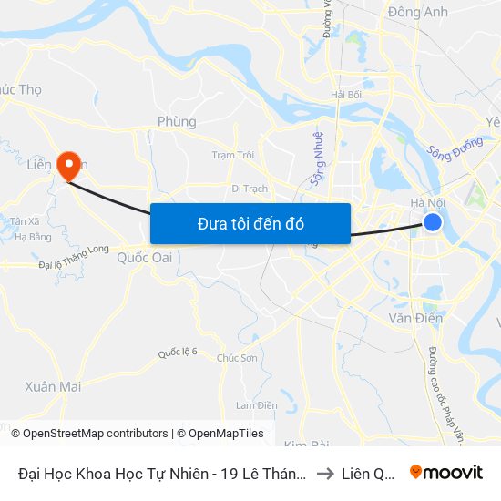 Đại Học Khoa Học Tự Nhiên - 19 Lê Thánh Tông to Liên Quan map