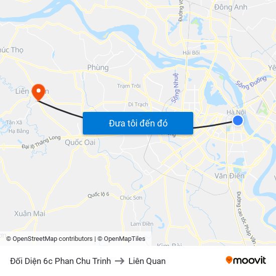 Đối Diện 6c Phan Chu Trinh to Liên Quan map