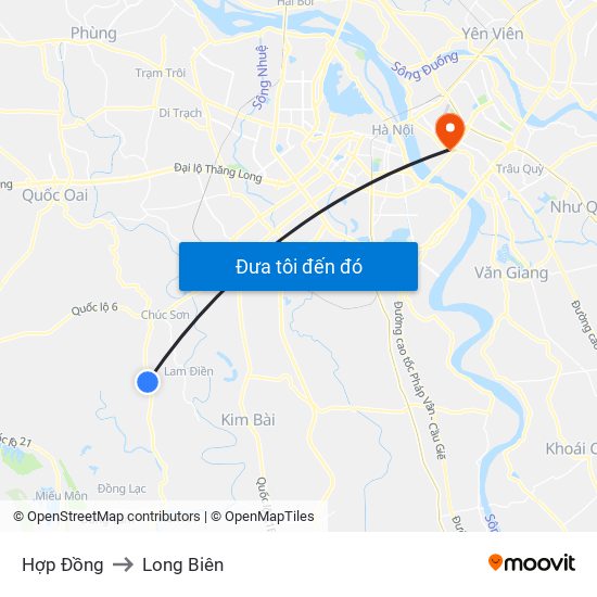 Hợp Đồng to Long Biên map
