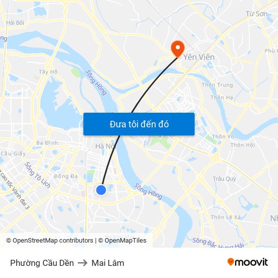 Phường Cầu Dền to Mai Lâm map