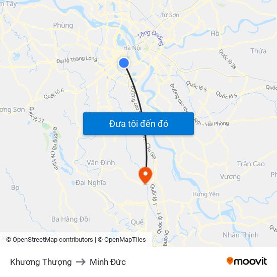 Khương Thượng to Minh Đức map