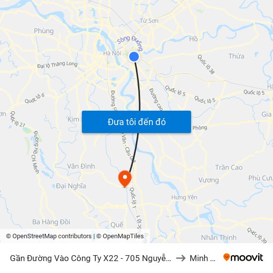 Gần Đường Vào Công Ty X22 - 705 Nguyễn Văn Linh to Minh Đức map