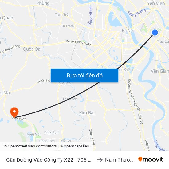 Gần Đường Vào Công Ty X22 - 705 Nguyễn Văn Linh to Nam Phương Tiến map