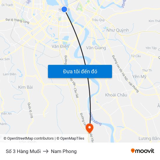 Số 3 Hàng Muối to Nam Phong map