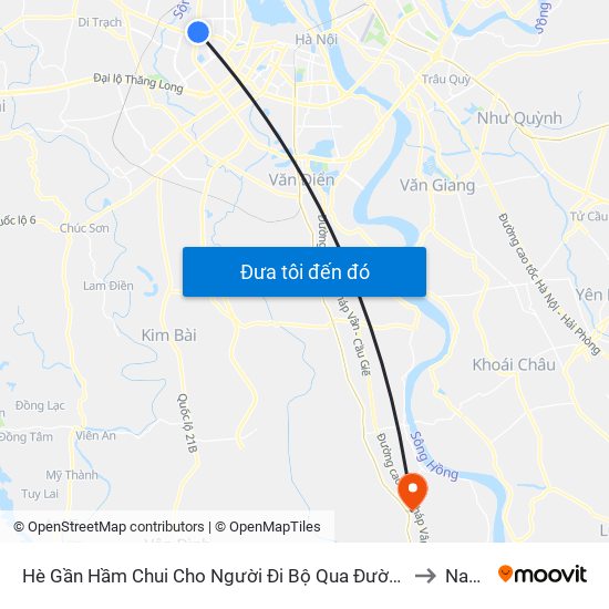 2b Phạm Văn Đồng to Nam Phong map