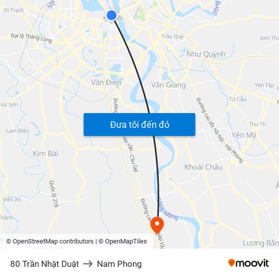 80 Trần Nhật Duật to Nam Phong map