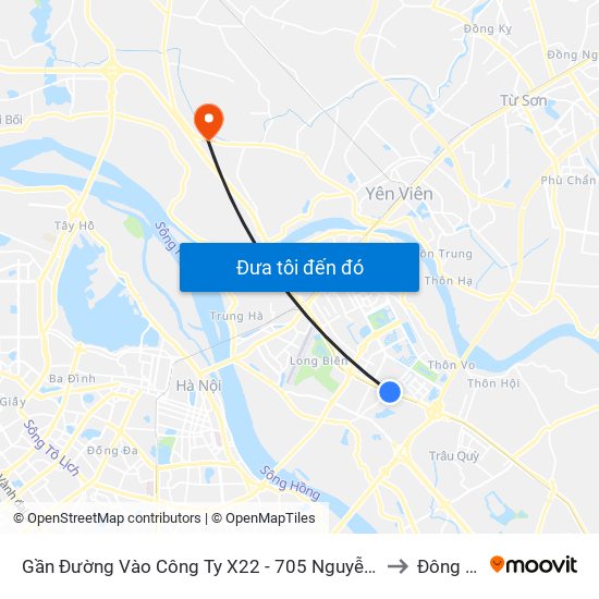 Gần Đường Vào Công Ty X22 - 705 Nguyễn Văn Linh to Đông Hội map