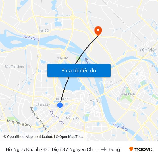Hồ Ngọc Khánh - Đối Diện 37 Nguyễn Chí Thanh to Đông Hội map