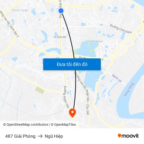 487 Giải Phóng to Ngũ Hiệp map