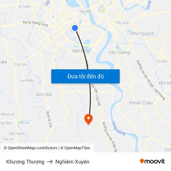 Khương Thượng to Nghiêm Xuyên map