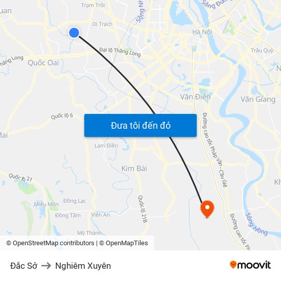 Đắc Sở to Nghiêm Xuyên map