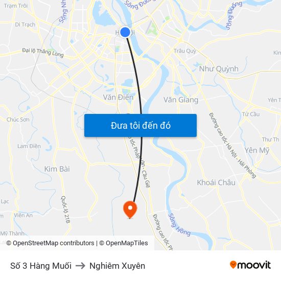 Số 3 Hàng Muối to Nghiêm Xuyên map