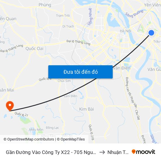 Gần Đường Vào Công Ty X22 - 705 Nguyễn Văn Linh to Nhuận Trạch map