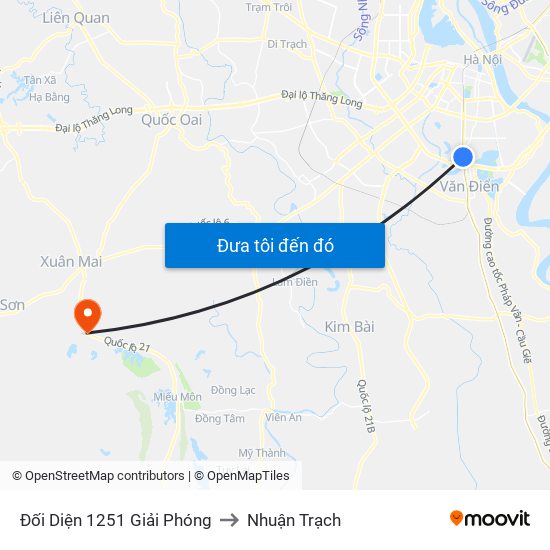 Đối Diện 1251 Giải Phóng to Nhuận Trạch map