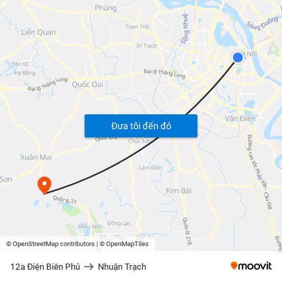 12a Điện Biên Phủ to Nhuận Trạch map