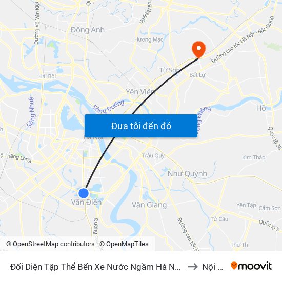 Đối Diện Tập Thể Bến Xe Nước Ngầm Hà Nội - Ngọc Hồi to Nội Duệ map