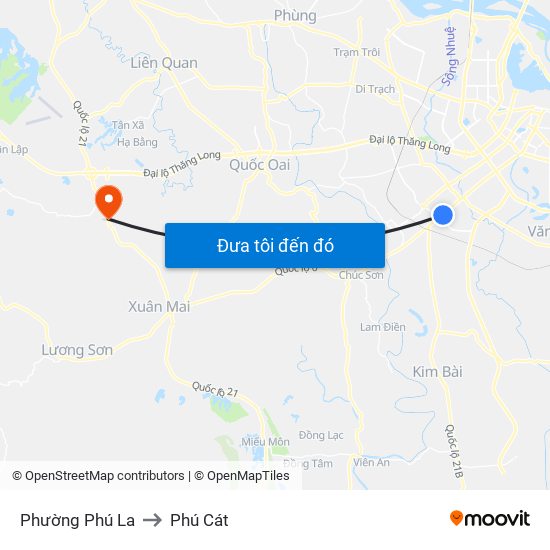 Phường Phú La to Phú Cát map