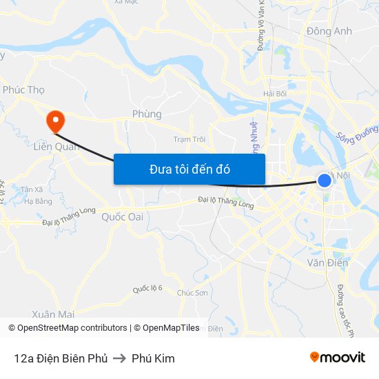 12a Điện Biên Phủ to Phú Kim map