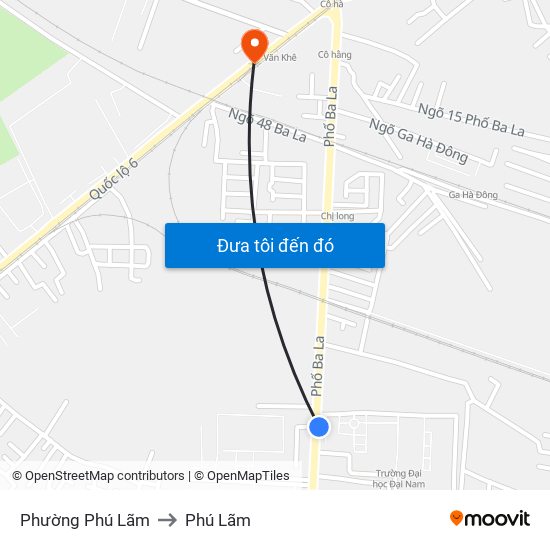 Phường Phú Lãm to Phú Lãm map