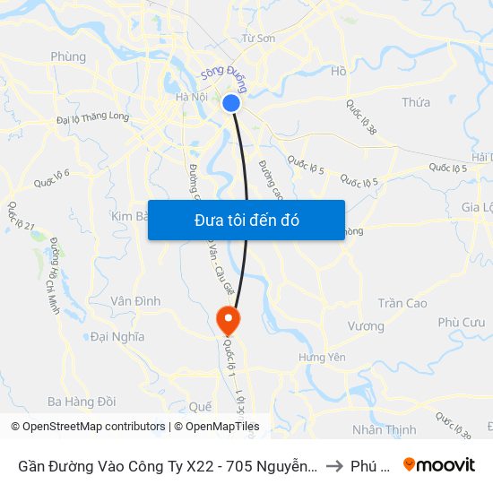 Gần Đường Vào Công Ty X22 - 705 Nguyễn Văn Linh to Phú Yên map