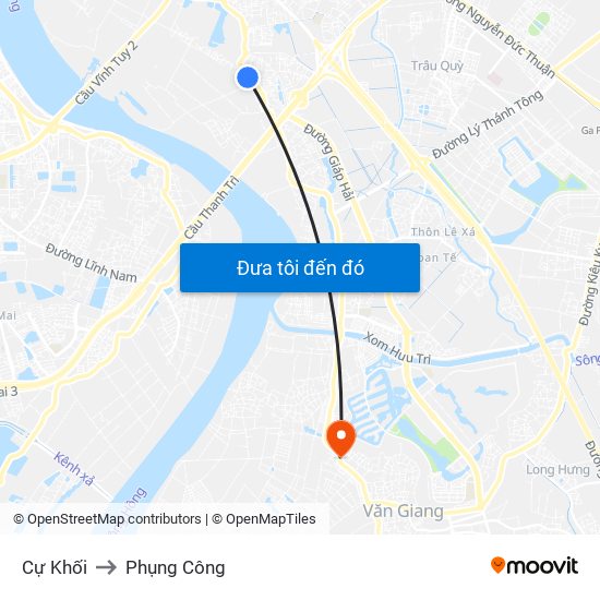 Cự Khối to Phụng Công map