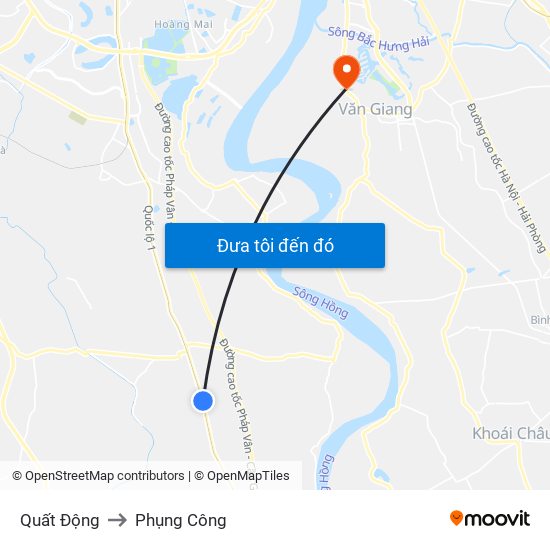 Quất Động to Phụng Công map