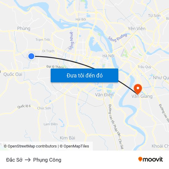 Đắc Sở to Phụng Công map