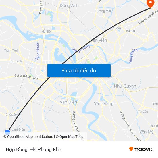 Hợp Đồng to Phong Khê map