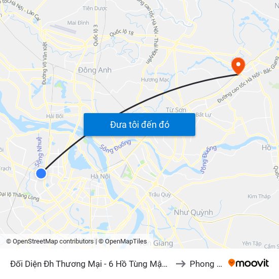 Đối Diện Đh Thương Mại - 6 Hồ Tùng Mậu (Cột Sau) to Phong Khê map