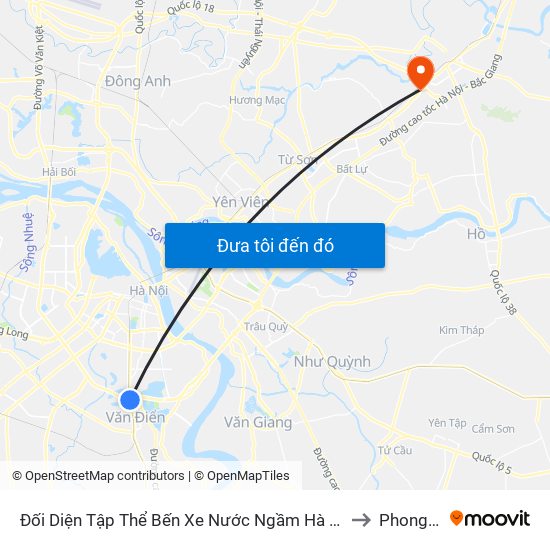 Đối Diện Tập Thể Bến Xe Nước Ngầm Hà Nội - Ngọc Hồi to Phong Khê map