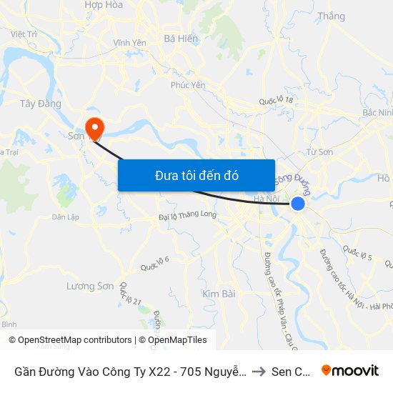 Gần Đường Vào Công Ty X22 - 705 Nguyễn Văn Linh to Sen Chiểu map