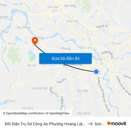 Đối Diện Trụ Sở Công An Phường Hoàng Liệt- 1277 Giải Phóng to Sơn Lộc map