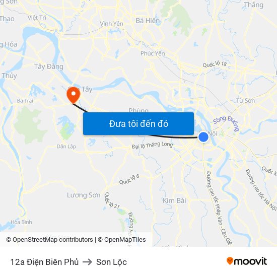 12a Điện Biên Phủ to Sơn Lộc map