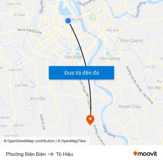 Phường Điện Biên to Tô Hiệu map