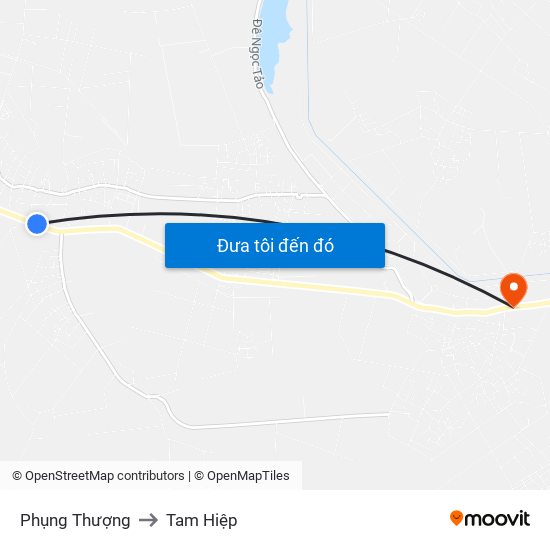 Phụng Thượng to Tam Hiệp map