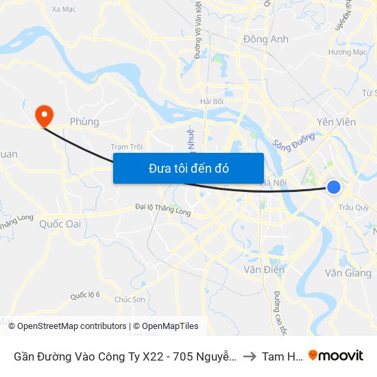 Gần Đường Vào Công Ty X22 - 705 Nguyễn Văn Linh to Tam Hiệp map