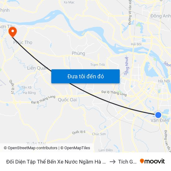 Đối Diện Tập Thể Bến Xe Nước Ngầm Hà Nội - Ngọc Hồi to Tích Giang map