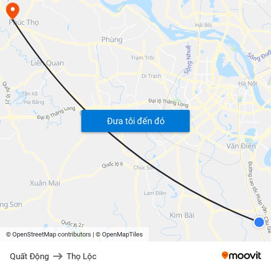 Quất Động to Thọ Lộc map