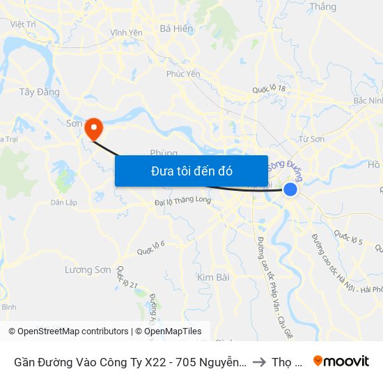 Gần Đường Vào Công Ty X22 - 705 Nguyễn Văn Linh to Thọ Lộc map